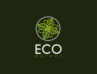Projekt graficzny logo dla firmy online eco garden